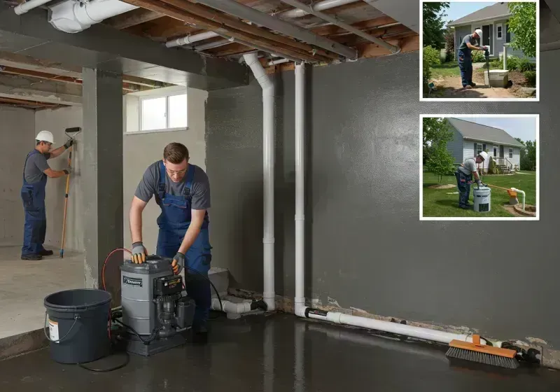 Basement Waterproofing and Flood Prevention process in Pittsfield, IL